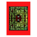 Baroque Stained Glass ATC Business Card Templates