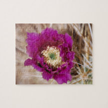 Barrel Cactus Flower Puzzle