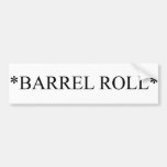 Barrel Roll 6 Bumper Stickers