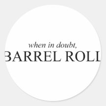 Barrel Roll 7 Stickers
