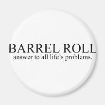 Barrel Roll 8 Fridge Magnets