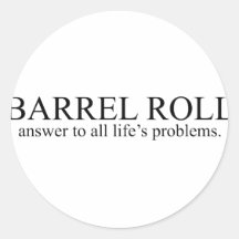 Barrel Roll 8 Sticker
