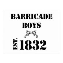 Barricade Boys Odds and Ends Postcard