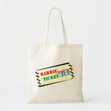Barrie is Your Ticket to Fun Canvas Bags