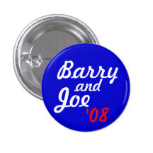 Barry and Joe '08 - Customised Pin