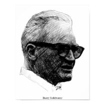 Barry Goldwater Sketch Poster posters