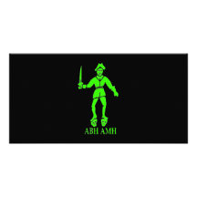 Bart Roberts #2-Green Photo Greeting Card