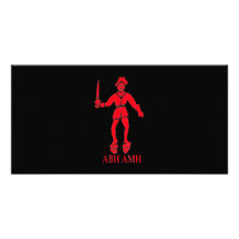 Bart Roberts #2-Red Customized Photo Card