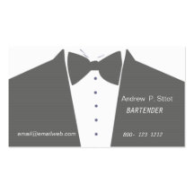 Bartender & Banquet Services Business Cards