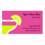 Bartender Business Card Template