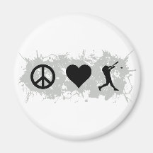 Baseball 3 magnets