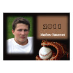 Baseball and Glove Graduation Announcement