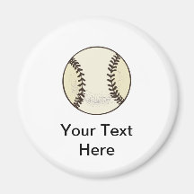 Baseball Ball 3 Refrigerator Magnets
