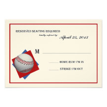 Baseball Bar Mitzvah Reply on Felt Announcement