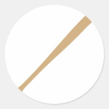 baseball bat icon stickers