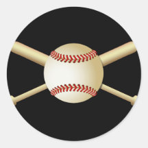 BASEBALL & BATS STICKER