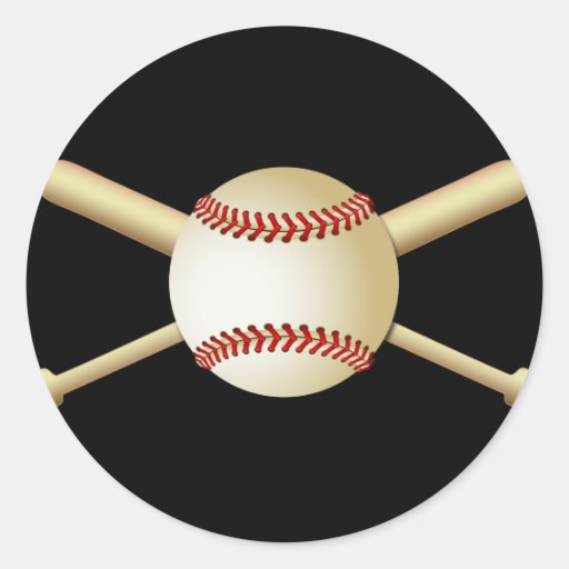 BASEBALL & BATS STICKER
