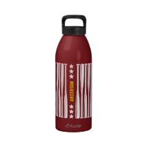 Baseball Bats- White Out Reusable Water Bottle