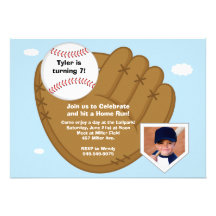 Baseball Birthday Party Invitation