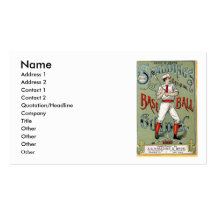 Baseball Business Card