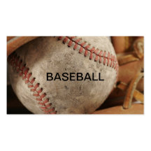 Baseball Business Cards