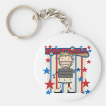BASEBALL Catcher Tshirts and Gifts Key Chain
