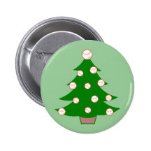 Baseball Christmas Tree Pins