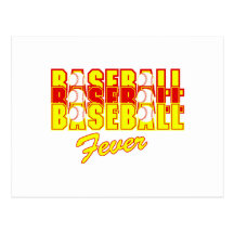 Baseball Fever Postcard
