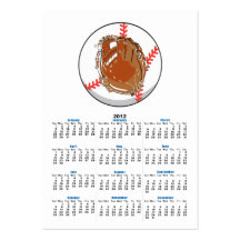 baseball glove and baseball vector design business card templates