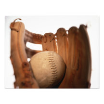 Baseball Glove & Ball Custom Announcements