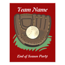 Baseball Glove Invitation