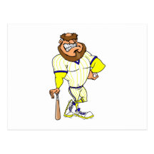 Baseball guy post cards