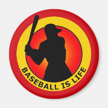 BASEBALL IS LIFE MAGNET