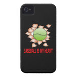 Baseball Is My Heart Case-Mate iPhone 4 Cases