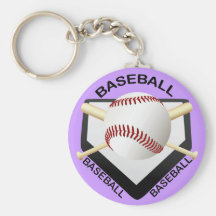 BASEBALL LOGO KEYCHAINS