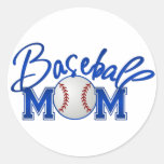 Baseball MOM blue Sticker