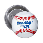 Baseball Mum Gift Button buttons