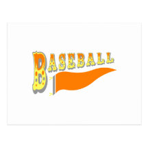 Baseball Pennant Post Card