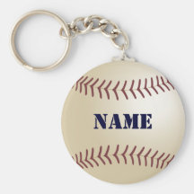 Baseball Personalised Keychain
