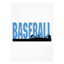 baseball players text design announcements