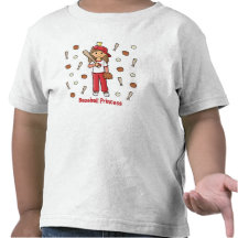 Baseball Princess T Shirt