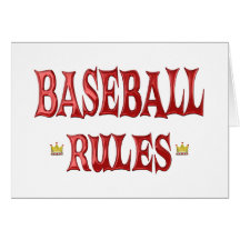 Baseball Rules Cards