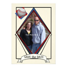 Baseball Save the Date Announcement
