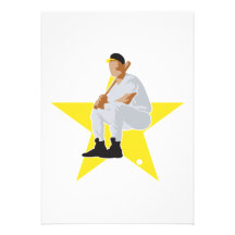 baseball star vector design announcement