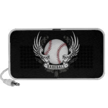 Baseball Wings Doodle Speaker System