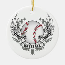 Baseball Wings Ornament