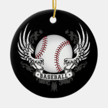 Baseball Wings Ornament