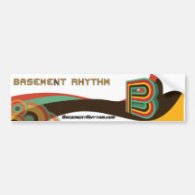 Basement Rhythm Bumper Sticker