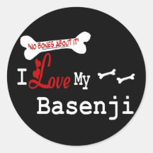 Basenji Lovers Gifts Sticker