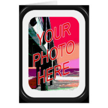 Basic Black frame with mat Card